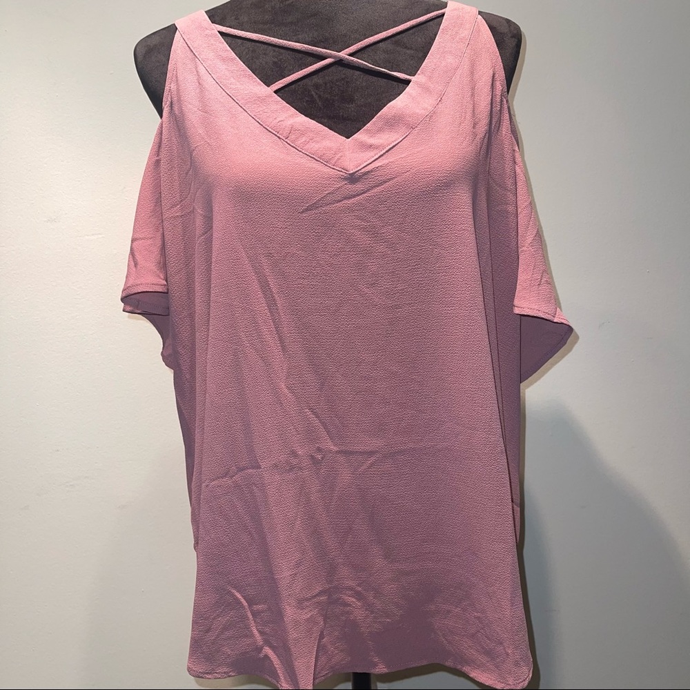 Cross cross blouse
